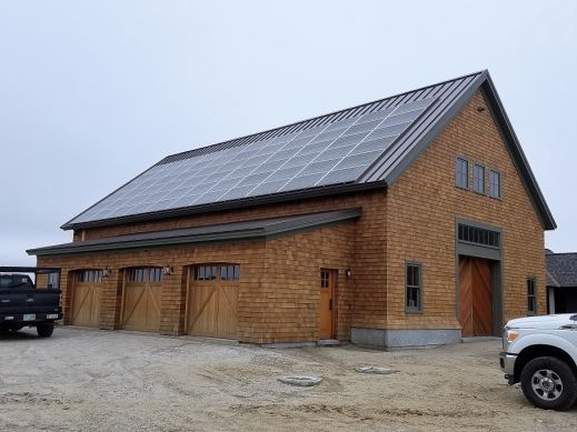 Off Grid Solar Installation on Roof Supplied by Greentech Renewables Off Grid Solar Installation on Roof Supplied by Greentech Renewables