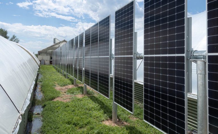 26 kW Bifacial Solar Fence in Fort Collins, CO