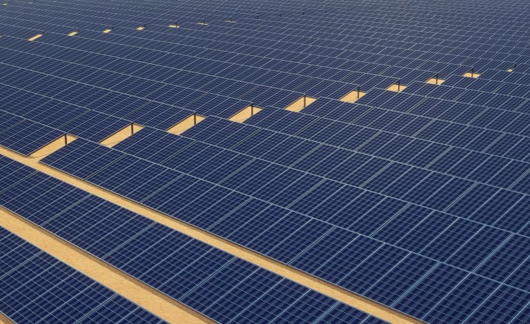 Solar field in Pheonix, Arizona