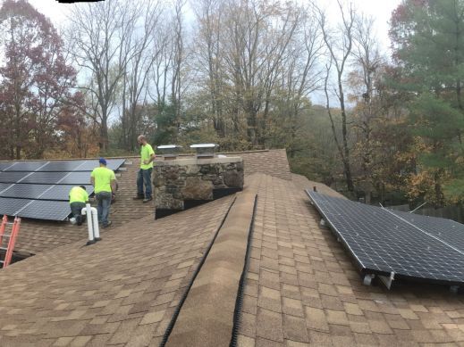 Panasonic HIT 325W Solar Panasonic Solar Residential Installation