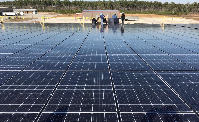 Jinko Solar Panels on Massive Commercial Installation in South Carolina