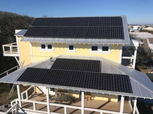 LG Solar Panels on Residential Project LG Solar Panels on Residential Project