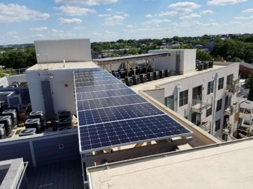 Solar Panels on Commercial Roof by Ipsun Power Solar Panels on Commercial Roof by Ipsun Power