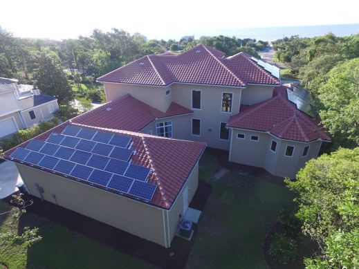 Monarch Solar Installation on Residential Building Monarch Solar Installation on Residential Building
