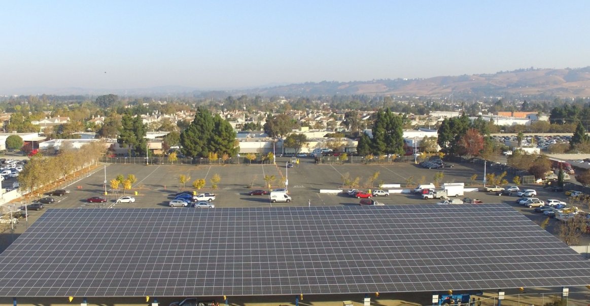 Manheim's solar car port completed. Manheim's Solar Car Port Completed.