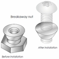 Solar security bolt