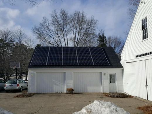 Greentech Renewables Canadian Solar Panels on Residential Building Greentech Renewables Canadian Solar Panels on Residential Building
