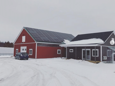 30,641 kWh Replenova Farm Solar Barn in Durham, ME