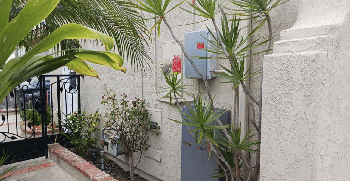 Enphase battery and backup system for residential solar installation. Enphase battery and backup system for residential solar installation.