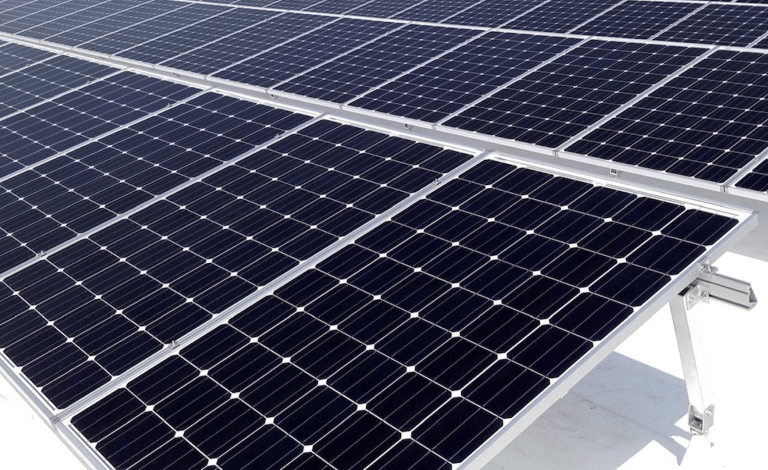 SolarWorld panels at Waverly School solar project